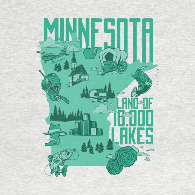 Minnesota Land of 10,000 Lakes // Land of Ten Thousand Lakes by SLAG_Creative